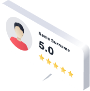 5 star client review